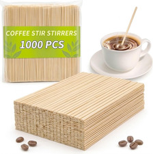 1000PCS Bamboo Coffee Stirrers - 5.5
