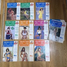 Lot 20 Vintage NAPA Auto Parts Pups Pinup Calendar Advertising Blotters 1980s picture