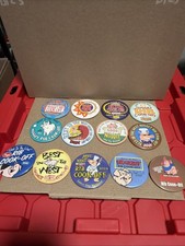 lot of 13 vtg nugget rib cook-off button pins  picture