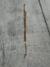 Vintage Ste Anne De Beaupre Wooden Rosary Large Beads Catholic Crucifix Canada picture