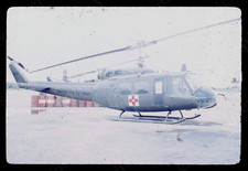 sl94 Original slide 1960's Vietnam Army Military Helicopter Bell UHn#2880 840a picture