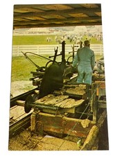 Bob Evans Farm Festival Sawmill Exhibit ~ Rio Grande Ohio OH ~ Vintage Postcard picture