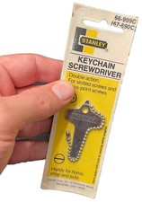 NOS Stanley Keychain Double Action Screwdriver 66-990C Vintage picture