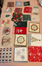 Lot Of 23 Decorative Holiday designs Paper Christmas Napkins Craft Decoupage Diy picture