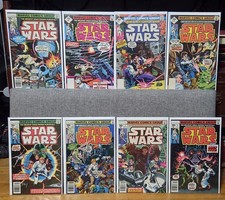 STAR WARS 1 LOT OF 8 Marvel Comics 1-7 & 9 Newsstand Reprint Whitman Variants picture