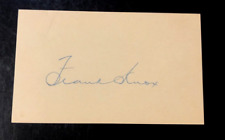 FRANK KNOX Signed Index Card WWII SECRETARY OF THE NAVY picture