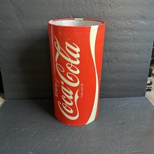 Vintage Cheinco 1970’s Coca-Cola Enjoy Coke Large Metal Trash Can 16” picture