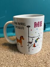 Payroll Specialist Unicorn Coffee Cup Mug NEW picture