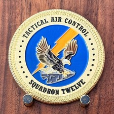 Tactical Air Control Squadron Twelve Talons Reenlistment Challenge Coin  W#25 picture