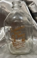 Vintage 1950s Suwannee Valley Dairies 1 Gallon Milk Glass Jug  picture