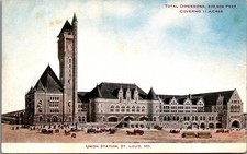 1900s St. Louis Union Station MO Postcard V.O. Hammon Pub. Co. picture