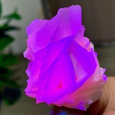 62G Natural Rose Clachite crystal Specimen Turning pink under UV light picture