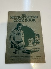 1922 Metropolitan Cook Book 64 Pages Vintage MetLife Insurance Recipe Booklet picture