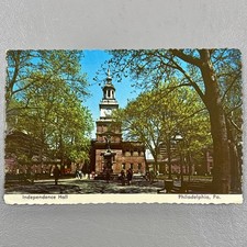 Independence Hall Philadelphia Pa Postcard Posted 1979 Stamp Historic picture