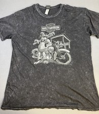 Harley Davidson 3XL Men’s Black Gatlinburg TN Hillbilly Distressed Shirt XXXL picture