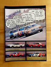 1972 Print Ad NASCAR Humor Richard Petty Bobby Allison AJ Foyt Mark Donohue picture