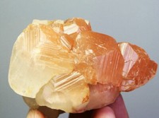296g Natural Red Calcite Phantom Quartz Crystal Cluster Stone Mineral Specimen picture