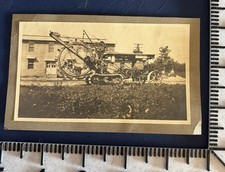 Antique Vtg Photo 1910-20s Buckeye Steam Ditch Trencher Construction Equipment picture