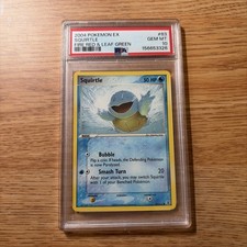 Pokémon 2004 EX FireRed & LeafGreen Squirtle 83/112 PSA 10 Nirvana NEW CERT picture