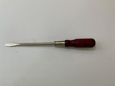 Bridgepirt vinatge wood handle screwdriver brand new very collectible  picture