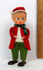 VTG 1950s 60s RUBBER FACE / CELLULOID CHRISTMAS BOY DELTA OF JAPAN 6
