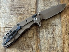 Rick Hinderer Knife XM-24 4” S35VN Spanto Bronze Carbon Fiber Scale Pre-Tri-Way picture