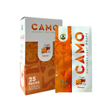 125ct. - CAMO Natural Honey Leaf Wraps - Smooth Rolling Experience picture