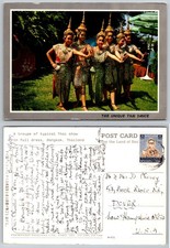 Vintage Postcard: Thai Dancers in Traditional Dress, Bangkok Thailand picture