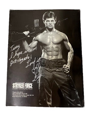 JEFF STRYKER Autograph Stryker Force Matt Sterling Film Poster 8.5