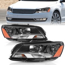 Headlight Assembly 2012 2013 2014 2015 VW Passat OEM 6 Pin Headlamps 1 Pair Left picture