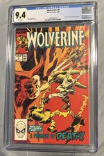 Wolverine #9 Professionally Graded CGC 9.4 July 1989 Vintage Comic Book picture