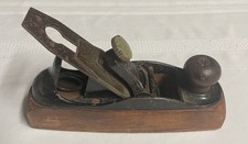 Antique Stanley No. 76 Liberty Bell 8” Wood Smooth Bottom Plane 1876 Centennial picture