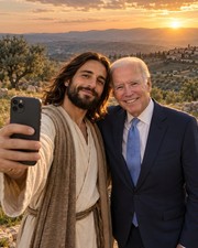 Jesus Selfie with Joe Biden 8