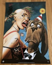 1993 DEADLINE #1 1ST APP TANK GIRL KEY GRAIL RARE UK GERMAN promo poster 23x16.5 picture
