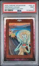 SQUIDWARD'S GALLERY 2025 TOPPS CHROME SPONGEBOB 25TH SANTIAGO ENRIQUE LOZANO picture