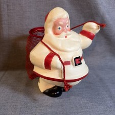 Vintage 1940s Harry & David Paper Mache Santa Claus-Rare Condition-Christmas picture