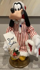 Disney Santa’s Best Christmas Holiday Animated Goofy in Pajamas W/ Light - Works picture