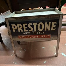 Prestone Anti-Freeze Metal Advertising Sign Display Stand, Original picture