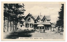 Spruce Villa Hotel Whitby Ontario ON 734 Dundas Street W. Bulman Bros. Postcard picture