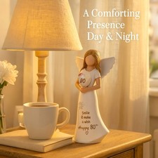 80th Birthday Gifts For Her Resin Figurine Women Sculpted Hand-Painted Figurines picture