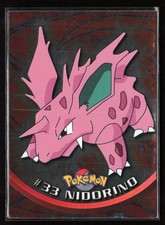 Nidorino #33 1999 Topps Pokemon TV  Edition Series 1 Blue Topps Logo Foil picture