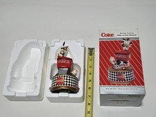 Vtg 1995 Enesco Coca-Cola Brand 'Serving Up Fun' Mini Action Musical No.168025 picture
