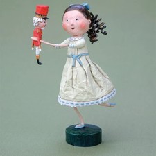 LORI MITCHELL ~ Clara with Nutcracker ~ Folk Art Christmas Figure picture