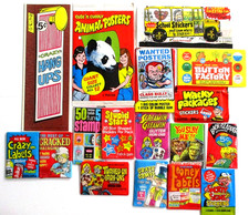 VINTAGE SEALED PACK LOT OF 17 DIFFERENT-BACK SLAPPER-WACKY-LOONEY-CRAZY-STUPID++ picture