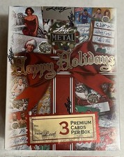 2025 LEAF METAL HAPPY HOLIDAYS HOBBY BOX - FACTORY SEALED picture