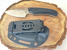 Buck 662 S35VN USA Plain Blade Hunting Fixed Knife Alpha Scout Elite W/Sheath-- picture