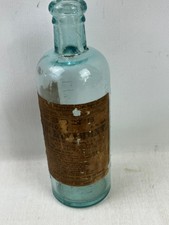 Antique Johnson’s Anodyne Liniment Med Bottle w/Ether & OPIUM Listed Ingredients picture