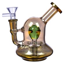 COOL Bong THICK Glass Bong ALIEN Bongs UFO Bongs Monster Bong Iridescent *USA* picture