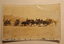 posted 5/4/1920 San Antonio Tx Mexican Border War Horseback US Artillery riders  picture