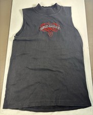 Vintage Harley Davidson Texas Bedford TX Muscle Shirt XL Made USA Embroidered picture